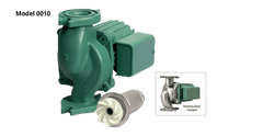 Taco 0010-SF3Y Circulator Pump | Stainless Steel | 1/8 HP | 230V | Single Phase | 1.1A | 3250 RPM | Flanged | 30 GPM | 9ft Max Head | 150 PSI Max Press. | Series 0010 | Blackhawk Supply