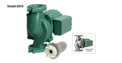 Taco 0010-ZSF3-IFC Circulator Pump | Stainless Steel | 1/8 HP | 115V | Single Phase | 1.1A | 3250 RPM | Flanged | 32 GPM | 10ft Max Head | 150 PSI Max Press. | Integral Flow Check | Series 0010 | Blackhawk Supply