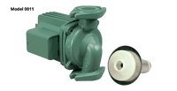 0011-F5U | Circulator Pump | Cast Iron | 1/8 HP | 230V | Single Phase | 3250 RPM | Flanged | 31 GPM | 31ft Max Head | 125 PSI Max Press. | Series 0011 | Taco (OBSOLETE)