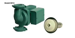 Taco 0013-F4Y Circulator Pump | Cast Iron | 1/6 HP | 230V | Single Phase | 2A | 3250 RPM | Flanged | 34 GPM | 33ft Max Head | 125 PSI Max Press. | Series 0013 | Blackhawk Supply