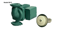 0013-VSSF3 | Circulator Pump (Variable Speed) | Stainless Steel | 1/6 HP | 115V | Single Phase | 2A | 3250 RPM | Flanged | 34 GPM | 33ft Max Head | 125 PSI Max Press. | Series 0013 | Taco