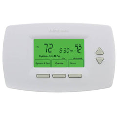 Resideo TB7100A1000 MULTIPRO THEMROSTAT IS MULTISPEED AND MULTI-APPLICATION. 7 DAY PROGRAMMABLE OR NON-PROGRAMMABLE. WORKS WITH: 1 HEAT/1COOL CONVENTIONAL, UP TO 2H/1C HEAT PUMP, 4 PIPE FAN COIL (3 FAN SPEEDS), 2 PIPE | Blackhawk Supply