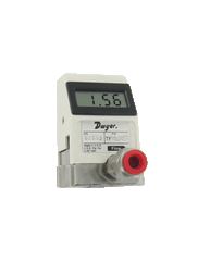 Dwyer TFM-LI09 Liquid turbine flow meter | range 16 to 160 GPH (1 to 10 LPM) | 3/8" OD connection. | Blackhawk Supply