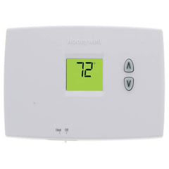 Resideo TH1100DH1004 PRO 1000 HORIZONTAL NON-PROGRAMMABLE DIGITAL THERMOSTATS, BACKLIT DISPLAY, DUAL POWERED (24VAC AND/OR BATTERY). HEAT ONLY. | Blackhawk Supply