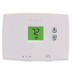Resideo TH1110DH1003 PRO 1000 HORIZONTAL NON-PROGRAMMABLE DIGITAL THERMOSTATS, BACKLIT DISPLAY, DUAL POWERED (24VAC AND/OR BATTERY). 1 HEAT / 1 COOL | Blackhawk Supply