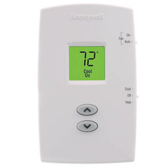 Resideo TH1110DV1009 PRO 1000 VERTICAL NON-PROGRAMMABLE DIGITAL THERMOSTATS, BACKLIT DISPLAY ,DUAL POWERED (24VAC AND/OR BATTERY). 1 HEAT / 1 COOL | Blackhawk Supply
