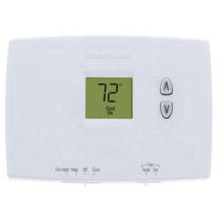 Resideo TH1210DH1001 PRO 1000 HORIZONTAL NON-PROGRAMMABLE DIGITAL THERMOSTATS, BACKLIT DISPLAY, DUAL POWERED (24VAC AND/OR BATTERY). 2 HEAT / 1 COOL HEAT PUMP | Blackhawk Supply