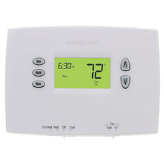 Resideo TH2210DH1000 PRO 2000 HORIZONTAL PROGRAMMABLE DIGITAL THERMOSTATS, BACKLIT DISPLAY, DUAL POWERED (24VAC AND/OR BATTERY). 2 HEAT / 1 COOL HEAT PUMP | Blackhawk Supply