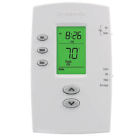 TH2210DV1006 | PRO 2000 VERTICAL PROGRAMMABLE DIGITAL THERMOSTATS, BACKLIT DISPLAY, DUAL POWERED (24VAC AND/OR BATTERY). 2 HEAT / 1 COOL HEAT PUMP | Resideo