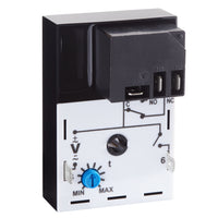 TH44162-30-FJT | On delay/off delay (switch trigger) | 120V AC/DC | 30A SPDT | 0.05 - 5 seconds | 0.1 - 10 seconds | Encapsulated | Analog | Macromatic
