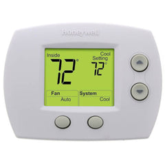 Resideo TH5110D1022 FOCUSPRO 5000 NON-PROGRAMMABLE DIGITAL THERMOSTATS, BACKLIT DISPLAY, DUAL POWERED (24VAC AND/OR BATTERY). UP TO 1H/1C. 2.98 SQ. IN. DISPLAY | Blackhawk Supply