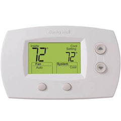 Resideo TH5220D1029 FOCUSPRO 5000 NON-PROGRAMMABLE DIGITAL THERMOSTATS, BACKLIT DISPLAY, DUAL POWERED (24VAC AND/OR BATTERY). UP TO 2H/2C. 5.09 SQ. IN. DISPLAY | Blackhawk Supply