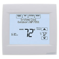 Resideo TH8110R1008 VISIONPRO 8000 WITH REDLINK TECHNOLOGY. RESIDENTIAL OR COMMERCIAL USE. 7DAY PROGRAMMABLE. 1H/1C HEAT PUMP OR 1H/1C CONVENTIONAL. WORKS STANDALO NE OR WITH THE THM5421R1021 EQUIPMENT INTERFACE MODULE. | Blackhawk Supply