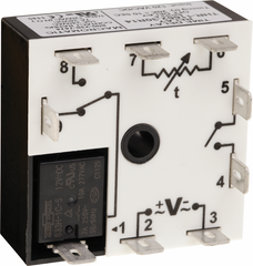 Macromatic THR-11268-15JR9 ON Delay (switch trigger) | 240V AC | 10A SPDT | 0.05 - 5 seconds | Encapsulated | Analog | Control Voltage connected at Relay Common | Blackhawk Supply