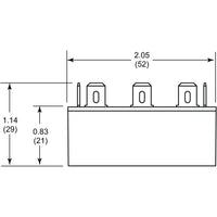 THR-10962-08JR1 | Flasher (ON 1st) | 240V AC | 10A SPDT | 0.05 - 5 seconds | Encapsulated | Analog | Control Voltage connected at Relay Common | Macromatic