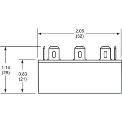 Macromatic THR-10962-08JR1 Flasher (ON 1st) | 240V AC | 10A SPDT | 0.05 - 5 seconds | Encapsulated | Analog | Control Voltage connected at Relay Common | Blackhawk Supply