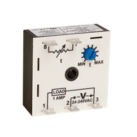 THS-1314A-04-31R1 | Repeat cycle (OFF 1st) | 24 - 240V AC | 1A Normally Open (Solid State) | 0.01 - 1 second | .01 - 1 second | Encapsulated | Analog | 100k (Standard) Pack of 2 | Macromatic