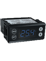 TSXT-232 | Digital thermostat 2 relay output | 3 PTC/NTC probe input | blue display | 12 VAC/DC | capacitive touch keys | Modbus®. | Dwyer