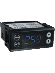 Dwyer TSXT-232 Digital thermostat 2 relay output | 3 PTC/NTC probe input | blue display | 12 VAC/DC | capacitive touch keys | Modbus®. | Blackhawk Supply