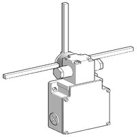 XCKMR54D2H29 | Limit switch, Limit switches XC Standard, XCKMR, reverse head stay put crossed rods, 2x(2 NC), slow, M20 | Telemecanique