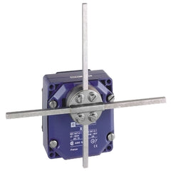 Telemecanique XCRF171 Limit switch, Limit switches XC Standard, XCR, metal stay put T rods lever square rod 6 mm, 2X(1NC+NO) | Blackhawk Supply