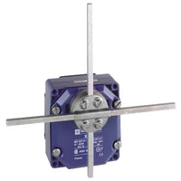 XCRE18 | Limit switch, Limit switches XC Standard, XCR, metal stay put crossed rods lever square rod 6 mm, 2X(1NC+NO) | Telemecanique
