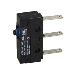 Telemecanique XEP4E1W7 Microswitch, Limit switches XC Standard, miniature limit switch, flat plunger, 2.8 mm cable clip tags Pack of 5 | Blackhawk Supply