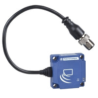 XGCS4901201 | Compact smart antenna, Radio frequency identification XG, RFID 13.56 MHz, flat form 40x40x15, M12, cable 0.2 m | Telemecanique