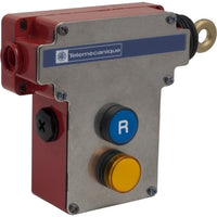 XY2CE1A196 | Latching emergency stop rope pull switch, Telemecanique rope pull switches XY2C, trip wire cable 300 VAC 10 A XY2CE | Telemecanique