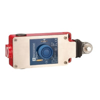 XY2CH13270H7 | Latching emergency stop rope pull switch, Telemecanique rope pull switches XY2C, e XY2CH, 2NC, booted pushbutton | Telemecanique