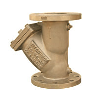 Titan YS54AB0200 2" Y Strainer | Aluminum Bronze | ANSI Class 150 | Flanged Ends | Bolted Cover | Plugged Blow-off | Blackhawk Supply