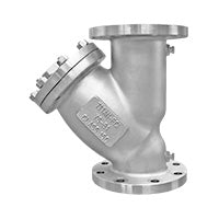Titan YS61S0125 1-1/4" Y Strainer | Stainless Steel | ANSI Class 150 | Flanged Ends | Bolted Cover | Plugged Blow-off | Blackhawk Supply