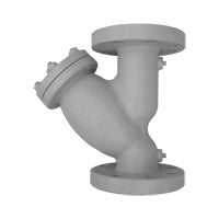 Titan YS64C0150 1-1/2" Y Strainer | Carbon Steel | ANSI Class 600 | Flanged Ends | Bolted Cover | Epoxy Painted | Plugged Blow-off | Blackhawk Supply