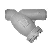 Titan YS65C0150 1-1/2" Y Strainer | Carbon Steel | ANSI Class 600 | Butt Weld Ends Sch. 80 | Bolted Cover | Epoxy Painted | Plugged Blow-off | Blackhawk Supply