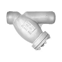 Titan YS65S0400 4" Y Strainer | Stainless Steel | ANSI Class 600 | Butt Weld Ends Sch. 80 | Bolted Cover | Plugged Blow-off | Blackhawk Supply