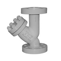 Titan YS68C0400 4" Y Strainer | Carbon Steel | ANSI Class 1500 | Flanged Ends Raised Face | Epoxy Painted | Blackhawk Supply