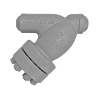 Titan YS71C0250 2.5" Y Strainer | Carbon Steel | ANSI Class 2500 | Butt Weld Ends Sch. XXS | Epoxy Painted | Blackhawk Supply
