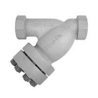 Titan YS86C0150 1-1/2" Y Strainer | Carbon Steel | ANSI Class 2500 | Socket Weld Ends | Epoxy Painted | Blackhawk Supply