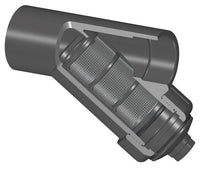 YS32P8-010 | 1 PVC WYE STRAINER SOCKET FKM P8 MESH | (PG:102) Spears
