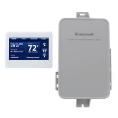 Resideo YTHX9421R5085WW WHITE FRONT/WHITE SIDES PRESTIGE 2-WIRE IAQ KIT WITH REDLINK TECHNOLOGY. RESIDENTIAL OR COMMERCIAL USE. 7 DAY PROGRAMMABLE | Blackhawk Supply