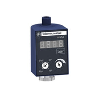 ZMLPA1P2SH | Electronic pressure sensors, Pressure sensors XM, Display & switch ZMLP, 24 VDC, 4...20 mA, PNP, hysteresis, M12 | Telemecanique