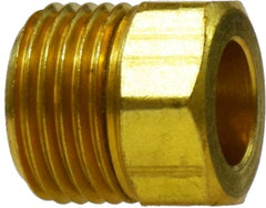 Midland Metal Mfg. 12012 1/8 INVERTED FLARE BRASS NUT, Brass Fittings, Inverted Flare, Inverted Flare Brass Nut  | Blackhawk Supply