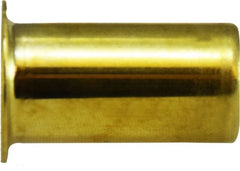 Midland Metal Mfg. 22010 1/4 BRASS INSERT .163OD .50LGTH, Brass Fittings, Compression, Brass Insert  | Blackhawk Supply