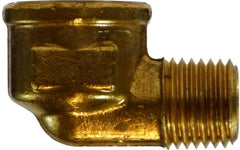 Midland Metal Mfg. 28261B 1/4FIP X 1/8MIP BS STR ELBOW, Brass Fittings, Pipe, Forged Reducing 90 Deg Street Elbow  | Blackhawk Supply