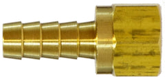 Midland Metal Mfg. 32328 3/4 X 3/4 (HB X FEM FLARE SWIVEL), Brass Fittings, Hose Barb, Female 45 Deg Flare Swivel  | Blackhawk Supply