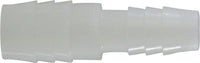 33406W | 3/8 X 1/4 WHT NYLN RED HB UNION, Plastic Fittings, Plastic Hose Barbs, Reducer Connection | Midland Metal Mfg.