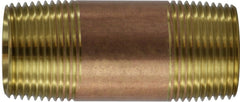 Midland Metal Mfg. 40100 1 X CLOSE RED BRASS NIPPLE, Nipples and Fittings, Brass Nipples, Brass Nipple 1" Diameter  | Blackhawk Supply