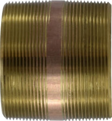 Midland Metal Mfg. 40220 4 X CLOSE RED BRASS NIPPLE, Nipples and Fittings, Brass Nipples, Brass Nipple 4" Diameter  | Blackhawk Supply