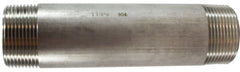 Midland Metal Mfg. 48135 1-1/4 X 12 304 SS NIPPLE, Nipples and Fittings, SCH 40 Stainless Steel Nipples, Stainless Steel Nipple 1-1/4" Diameter 304 S.S.  | Blackhawk Supply