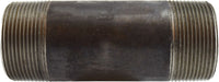 59184SMLS | 2 1/2 X 4 1/2 SCH 80 SMLS BLKNIP, Nipples and Fittings, Black Extra Heavy SCH80 Seamless, Schedule 80 Seamless Nipple 2-1/2
